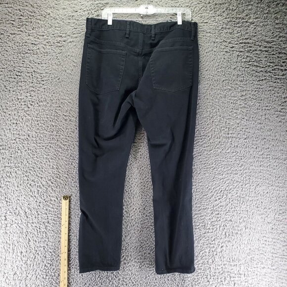 Gap Jeans Mens 36X30 Black Slim Fit Classic Style Stretch Denim - Picture 9 of 10